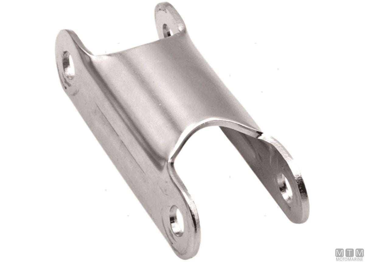 Ladder swivel for Ø22 mm tube, AISI 316 stainless steel - original photo Motomarine Srl