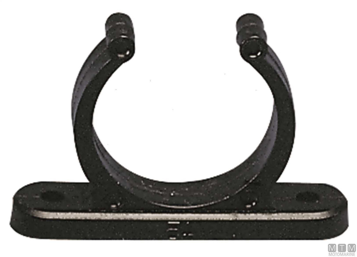 Standard fastening clip Ø20 mm black - original photo Motomarine Srl