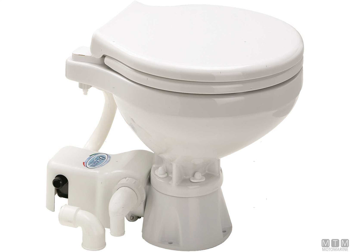 Ocean Compact lacquered wood toilet seat 315x335 mm - original photo Motomarine Srl