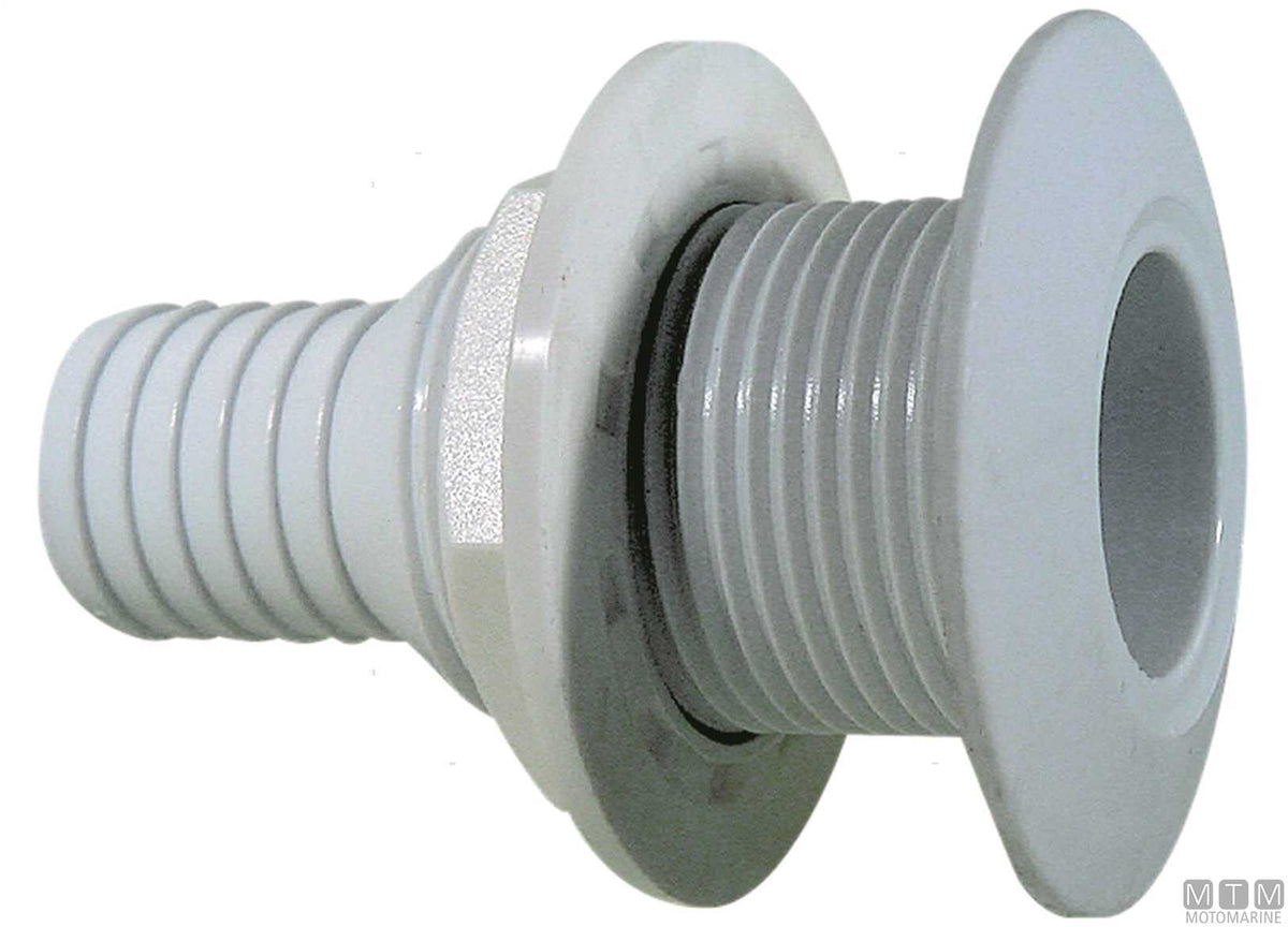 White scupper Ø25 mm plastic - original photo Motomarine Srl