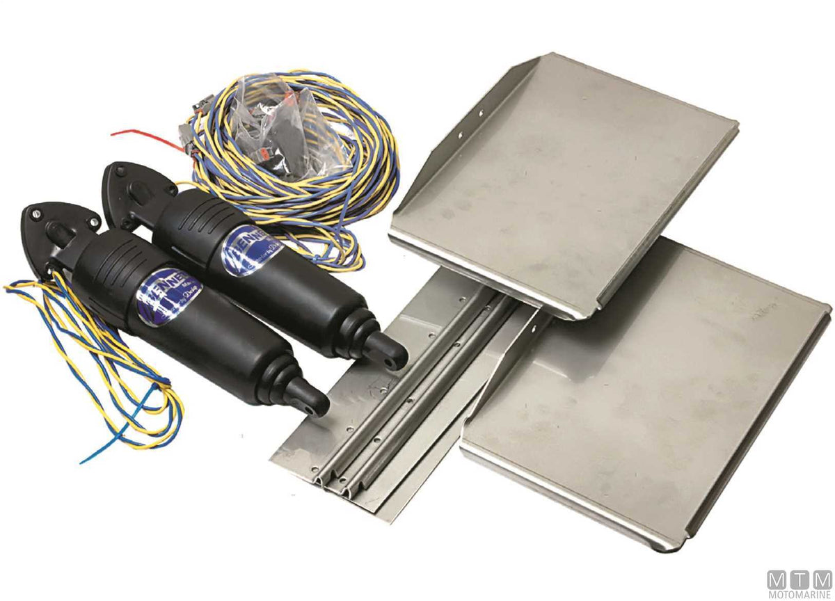 Bennett Bolt 129 electric trim tab kit - original photo Motomarine Srl