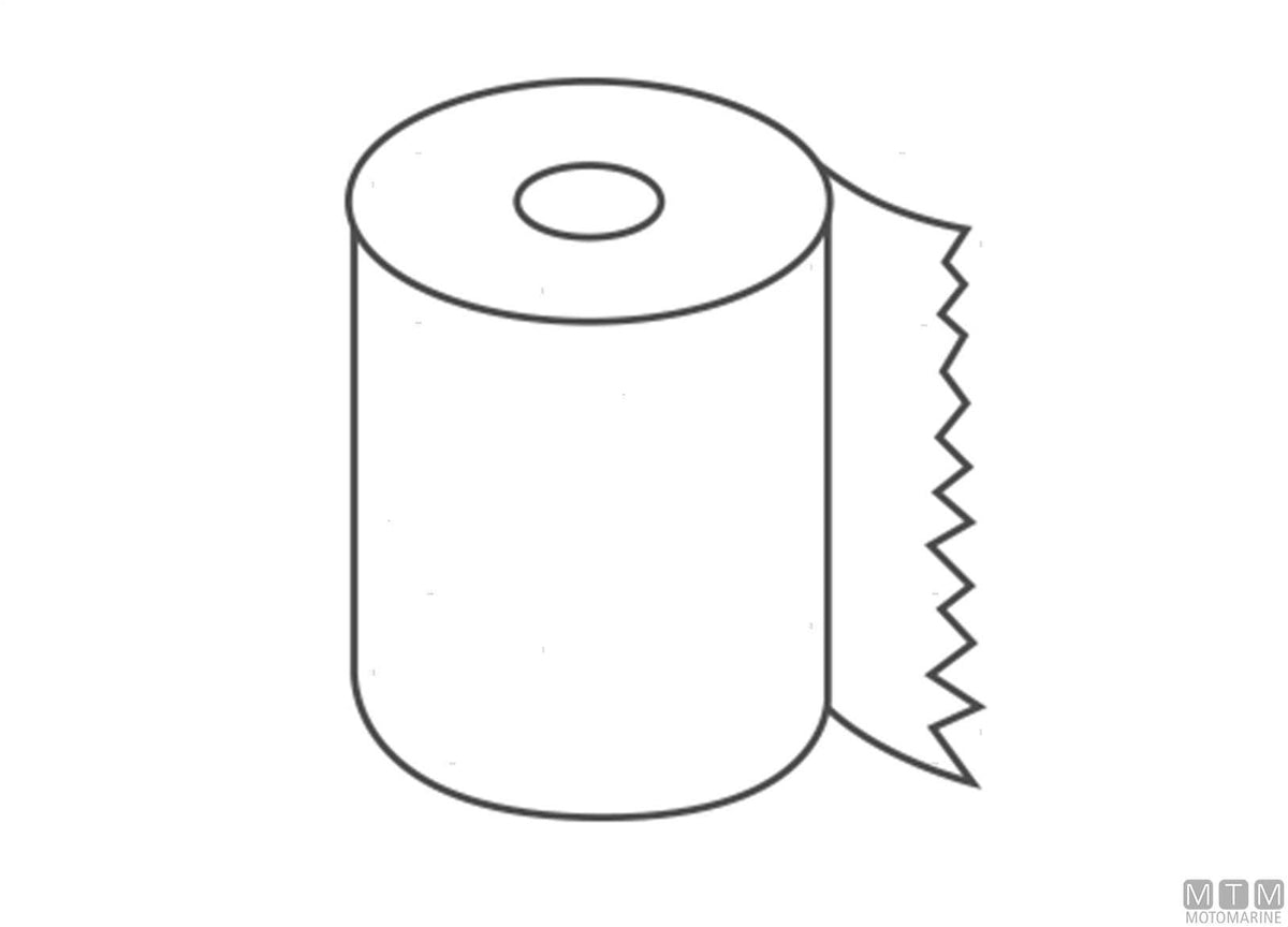 WR-C P180 sandpaper roll H115 mm L5 m - original photo Motomarine Srl