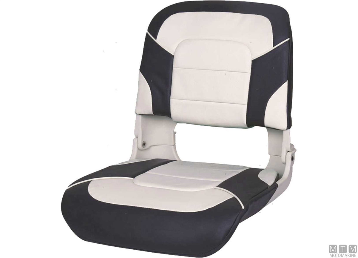 Fisherman folding seat blue - original photo Motomarine Srl