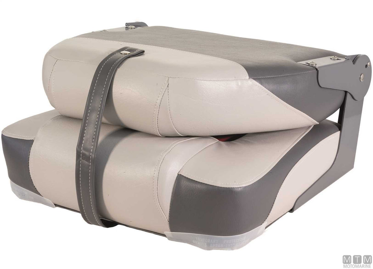 Premium Soft folding seat blue - original photo Motomarine Srl