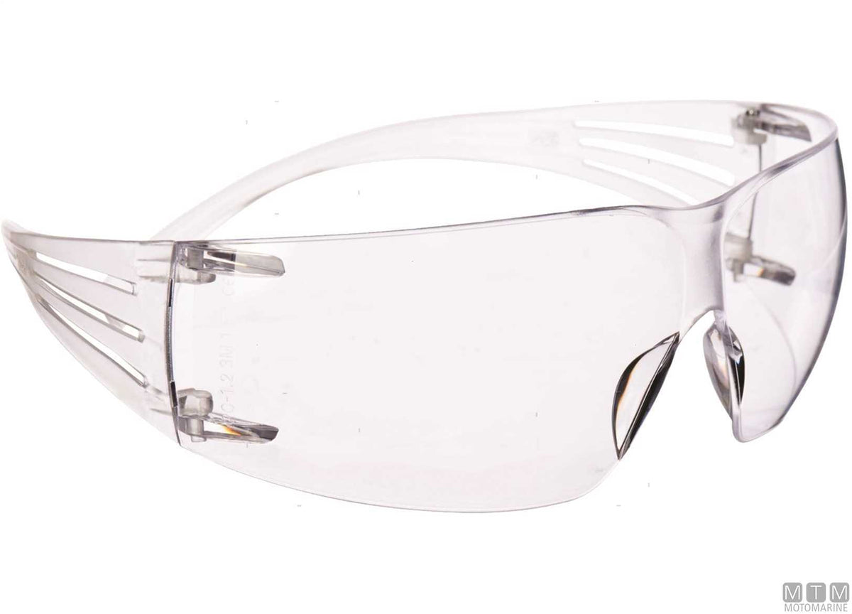 3M SecureFit 200 safety glasses, grey - original photo Motomarine Srl