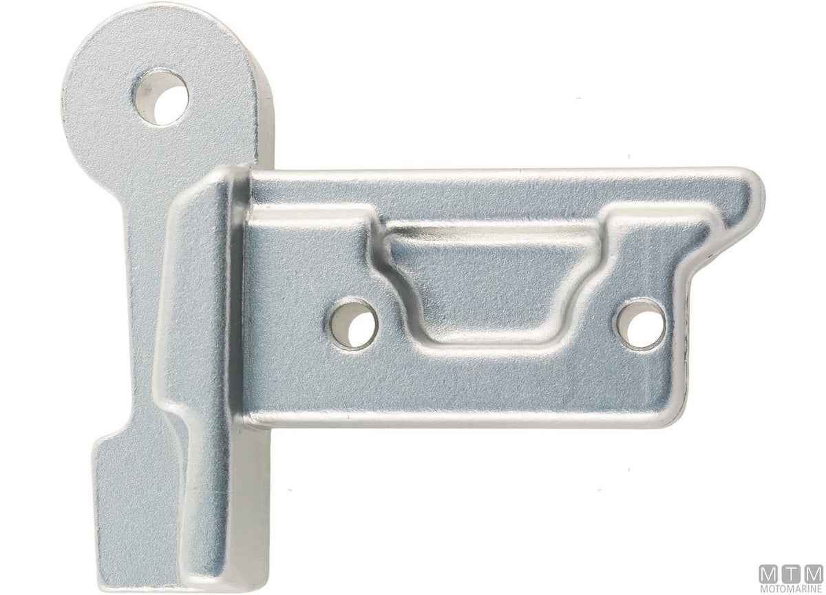 Recessed hinge for gangway, aluminium - original photo Motomarine Srl