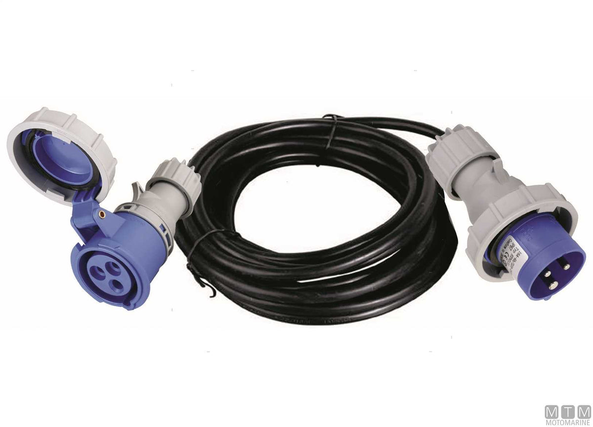 CE extension cord IP67 230V 32A 20 m - original photo Motomarine Srl