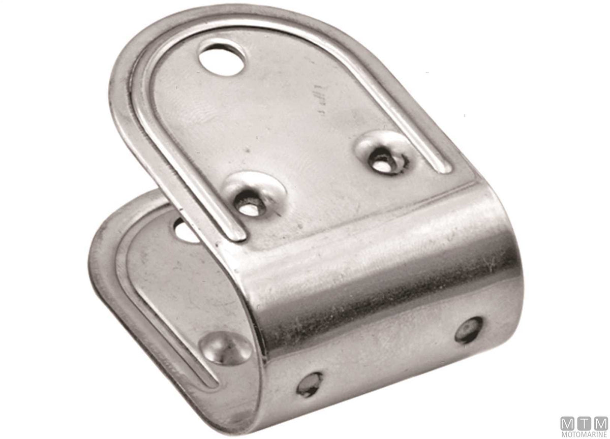 Platform joint for Ø22 mm tube, AISI 316 stainless steel - original photo Motomarine Srl
