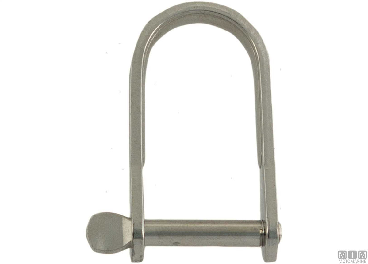 Straight shackle Ø5 mm L36 mm, 316 stainless steel, cast - original photo Motomarine Srl