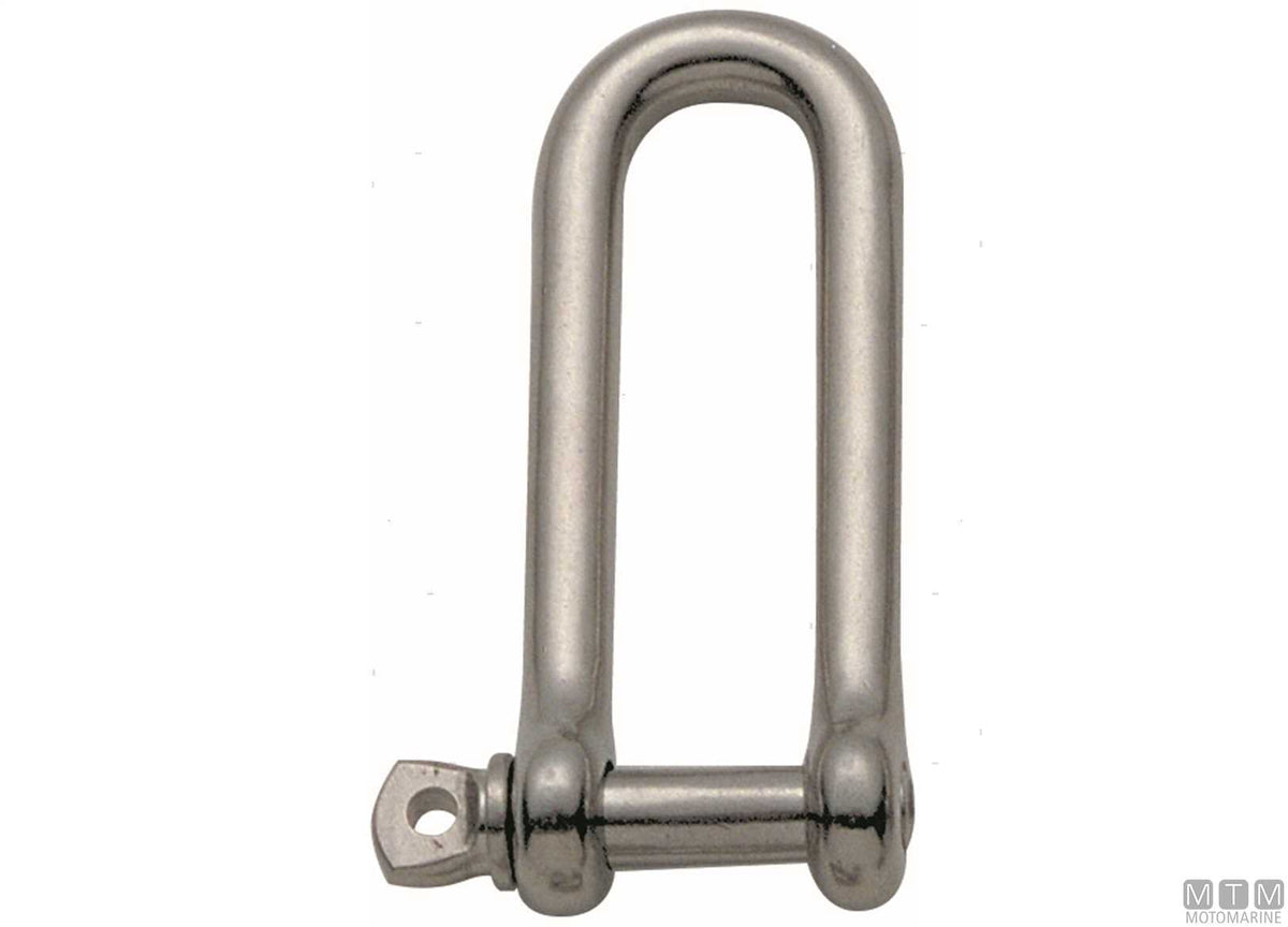 Long shackle Ø4 mm AISI 316 stainless steel - original photo Motomarine Srl