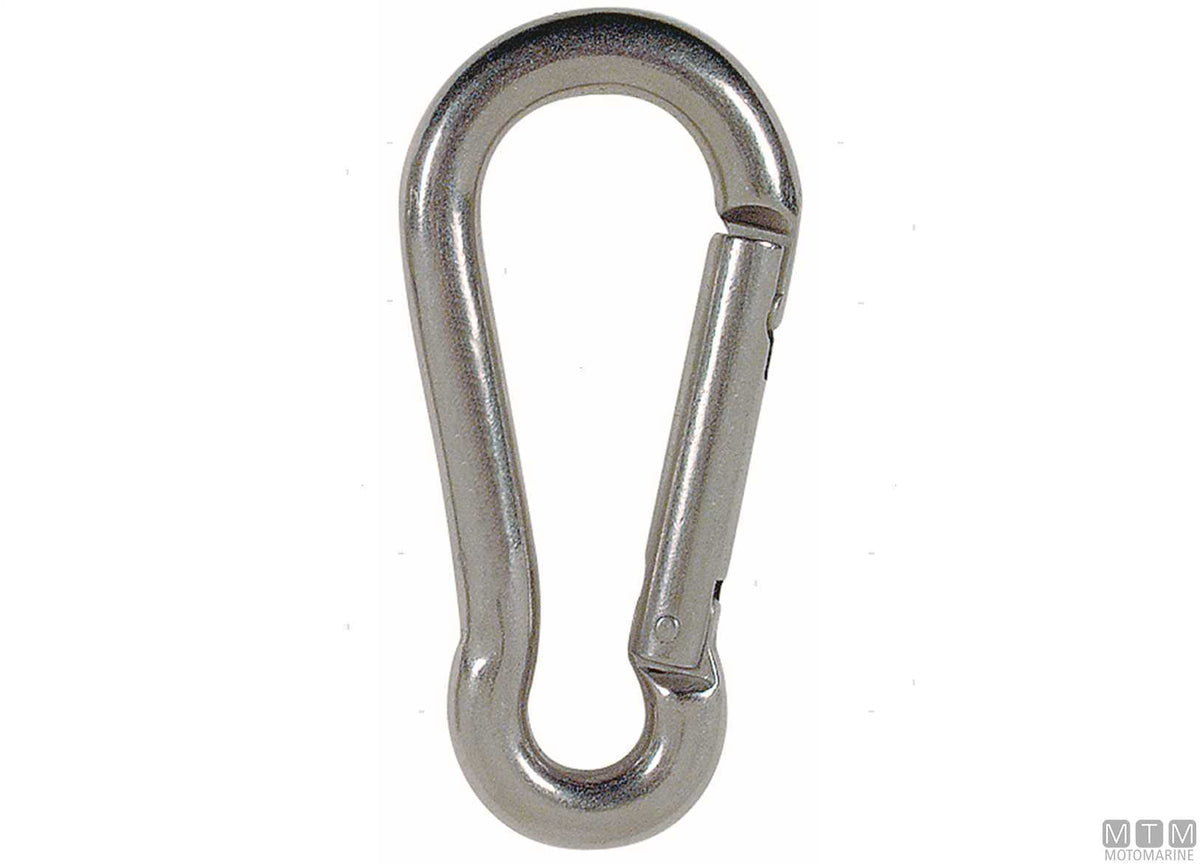 Kong Classic snap hook Ø11 mm side opening stainless steel 316 - original photo Motomarine Srl