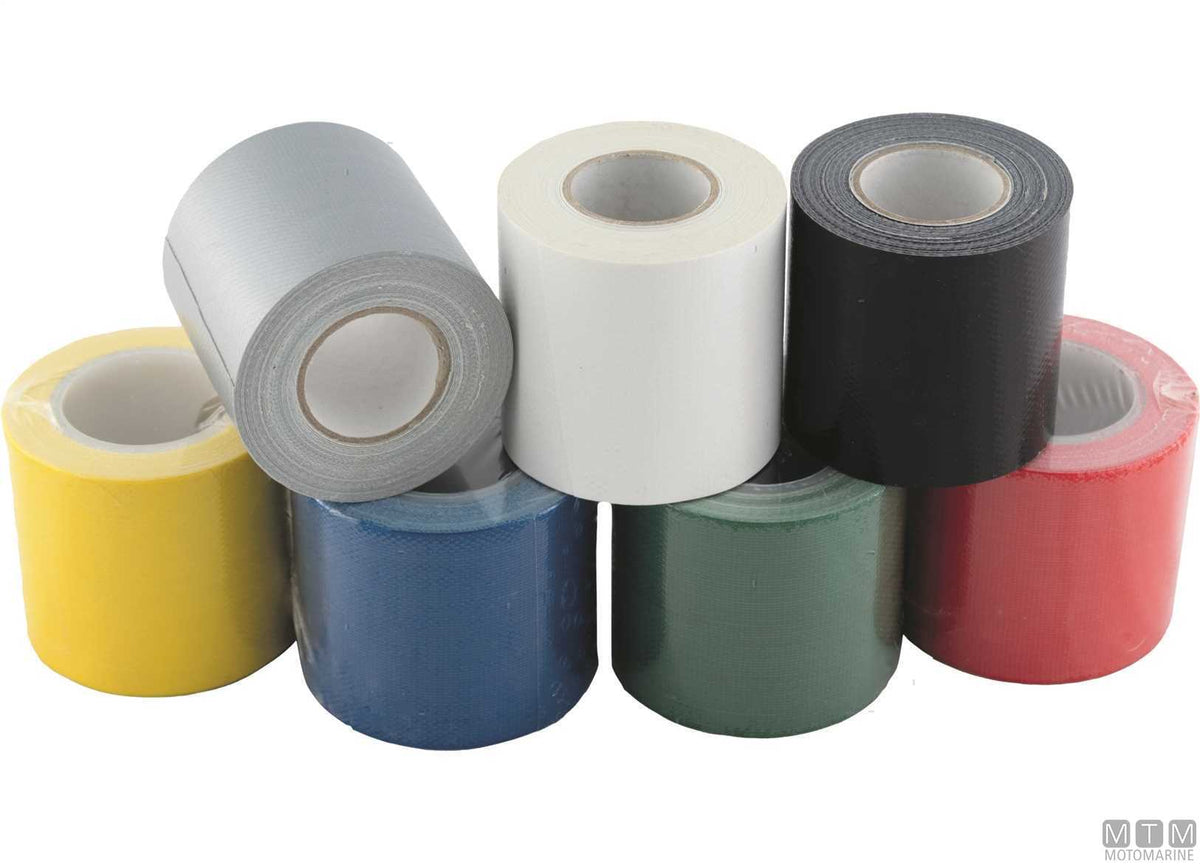 Waterproof duct tape black H50 mm L5 m - original photo Motomarine Srl