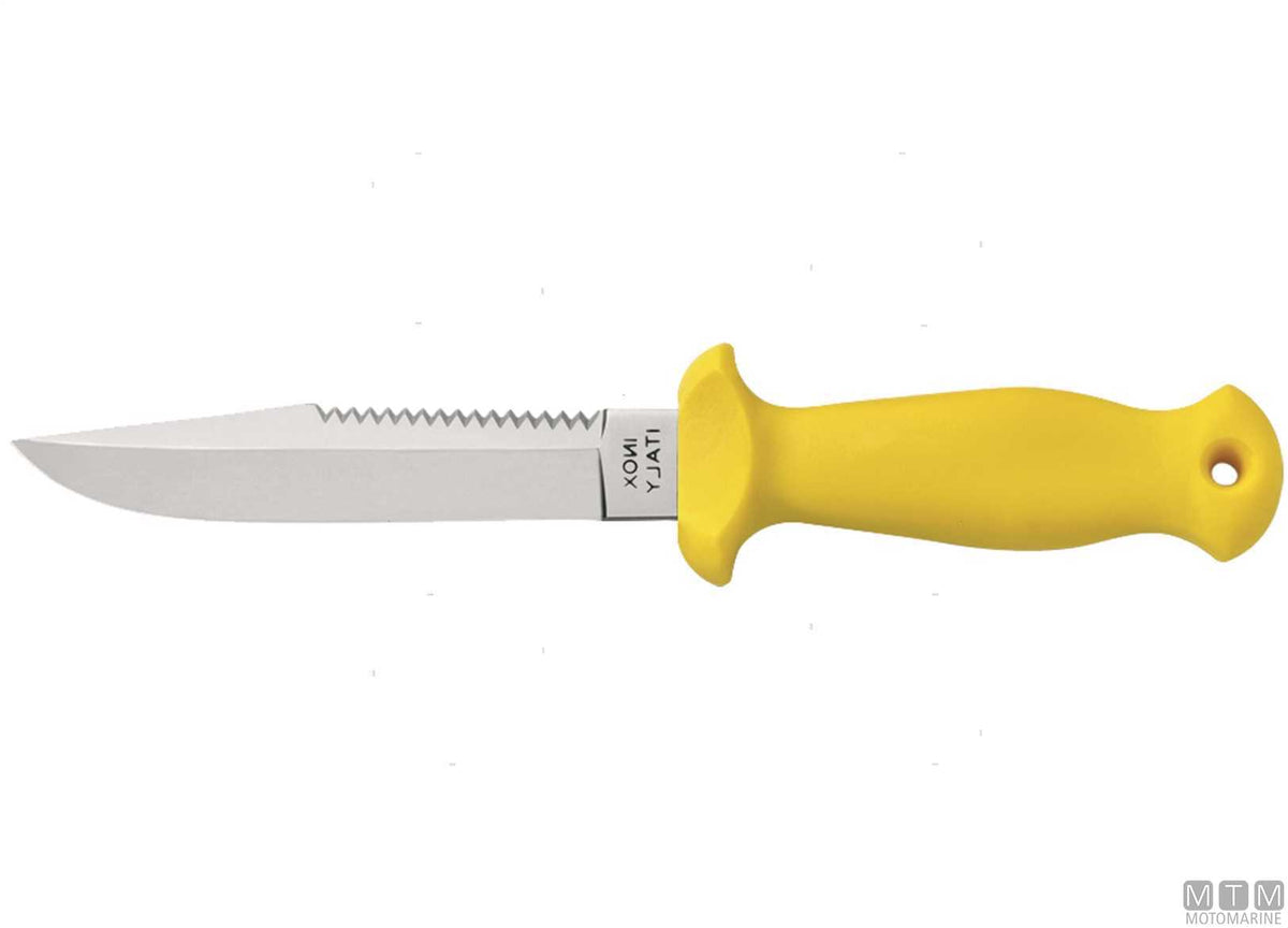 Mac Sub 11-Y Knife Yellow, Blade 11 cm - original photo Motomarine Srl
