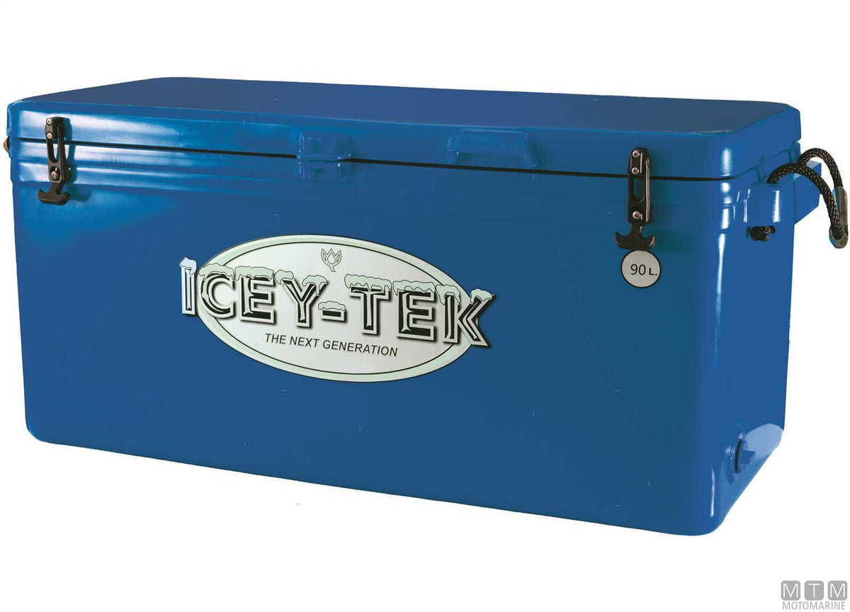 Iceytek 70 L professional icebox, red - original photo Motomarine Srl