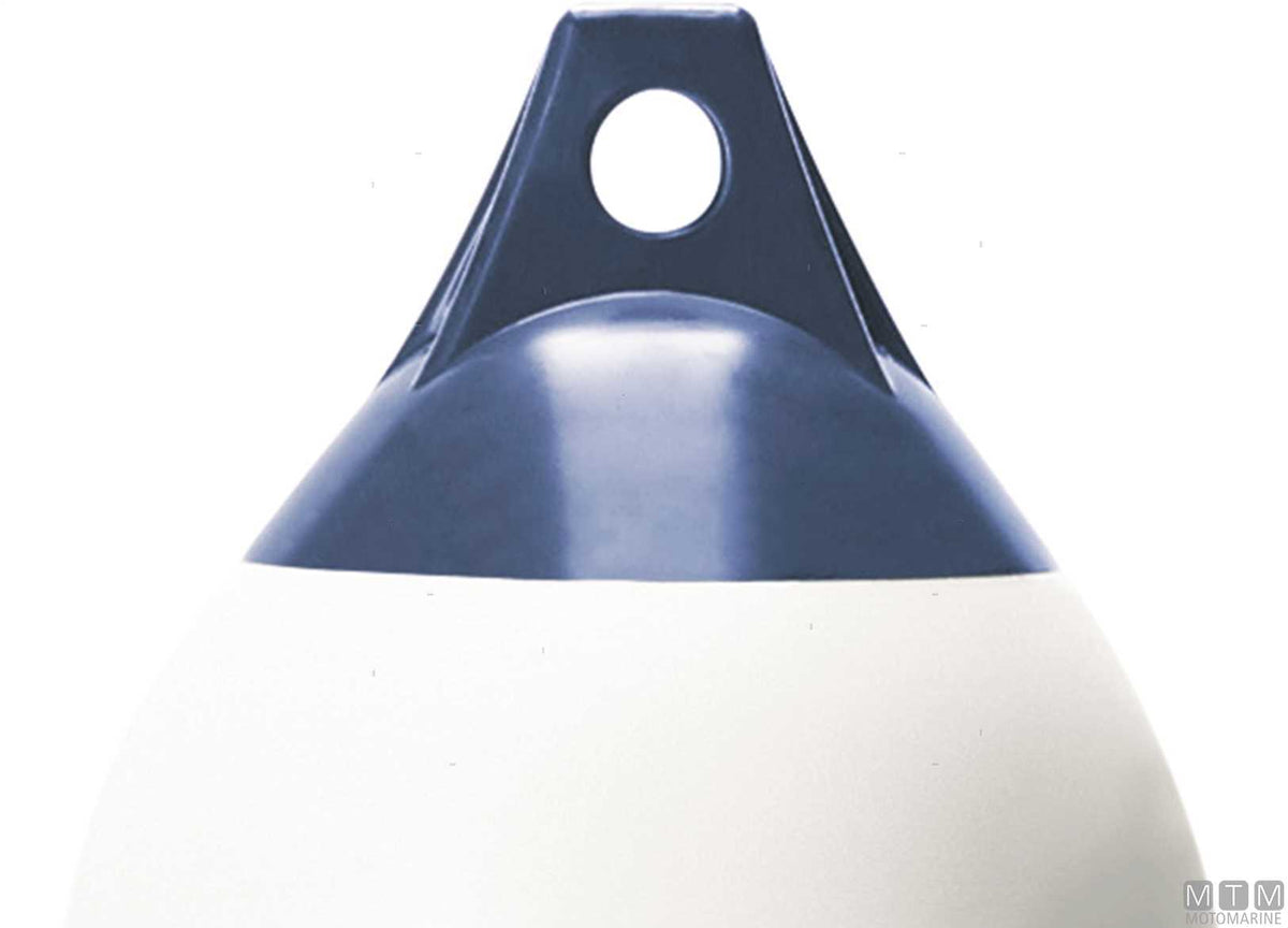 Fender Castro F6 white/blue L100 cm Ø27 cm - original photo Motomarine Srl