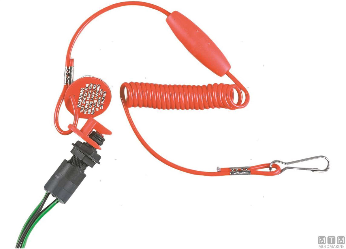 Engine kill switch with safety key - original photo Motomarine Srl