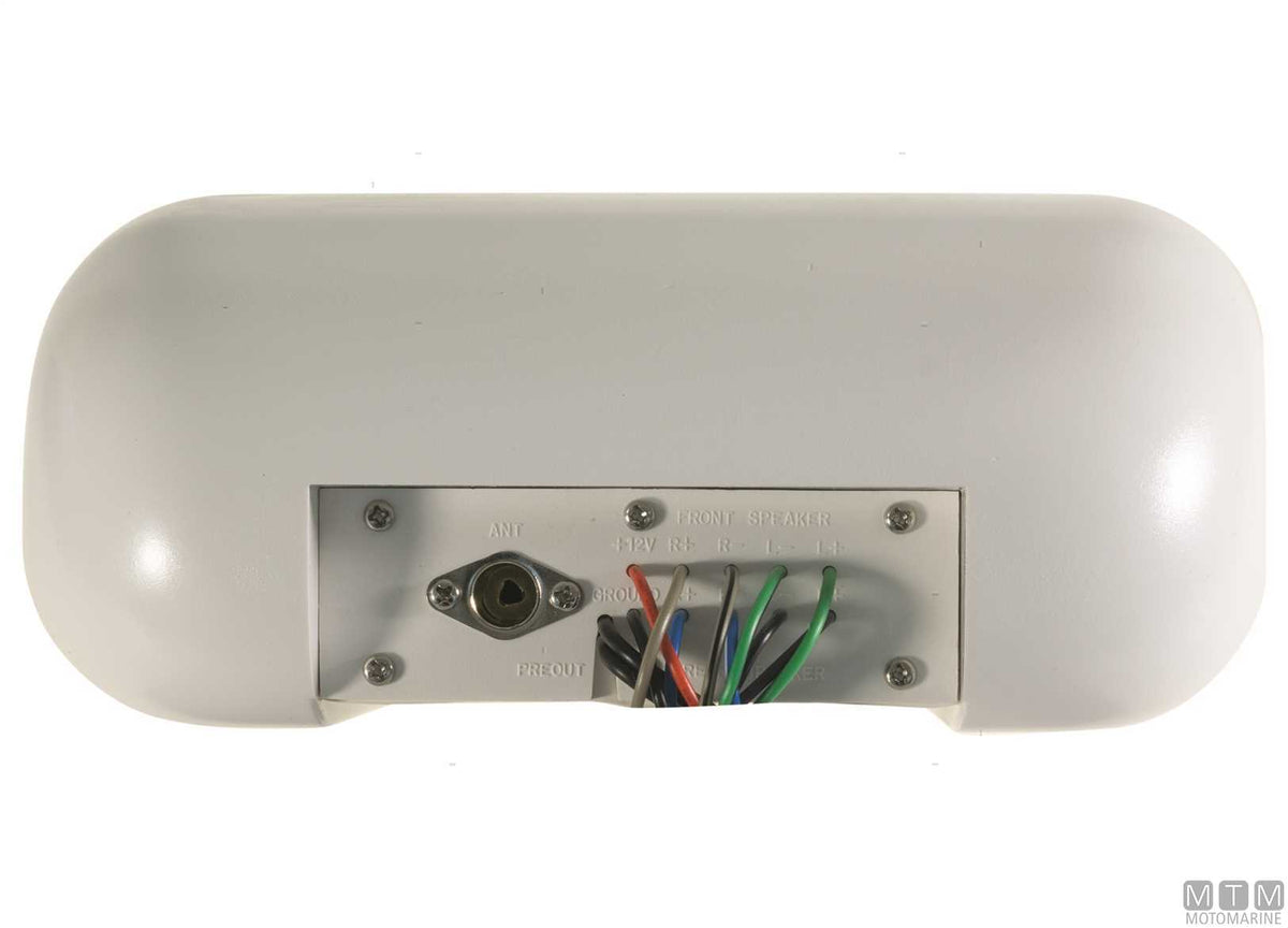Radio mounting panel with SM2000 bracket - original photo Motomarine Srl