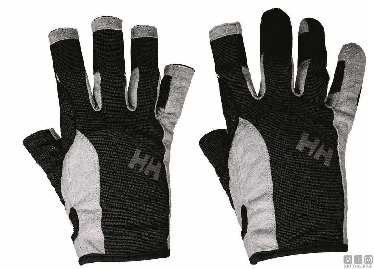 3/4 gloves H/H Sailing 990 black S - original photo Motomarine Srl