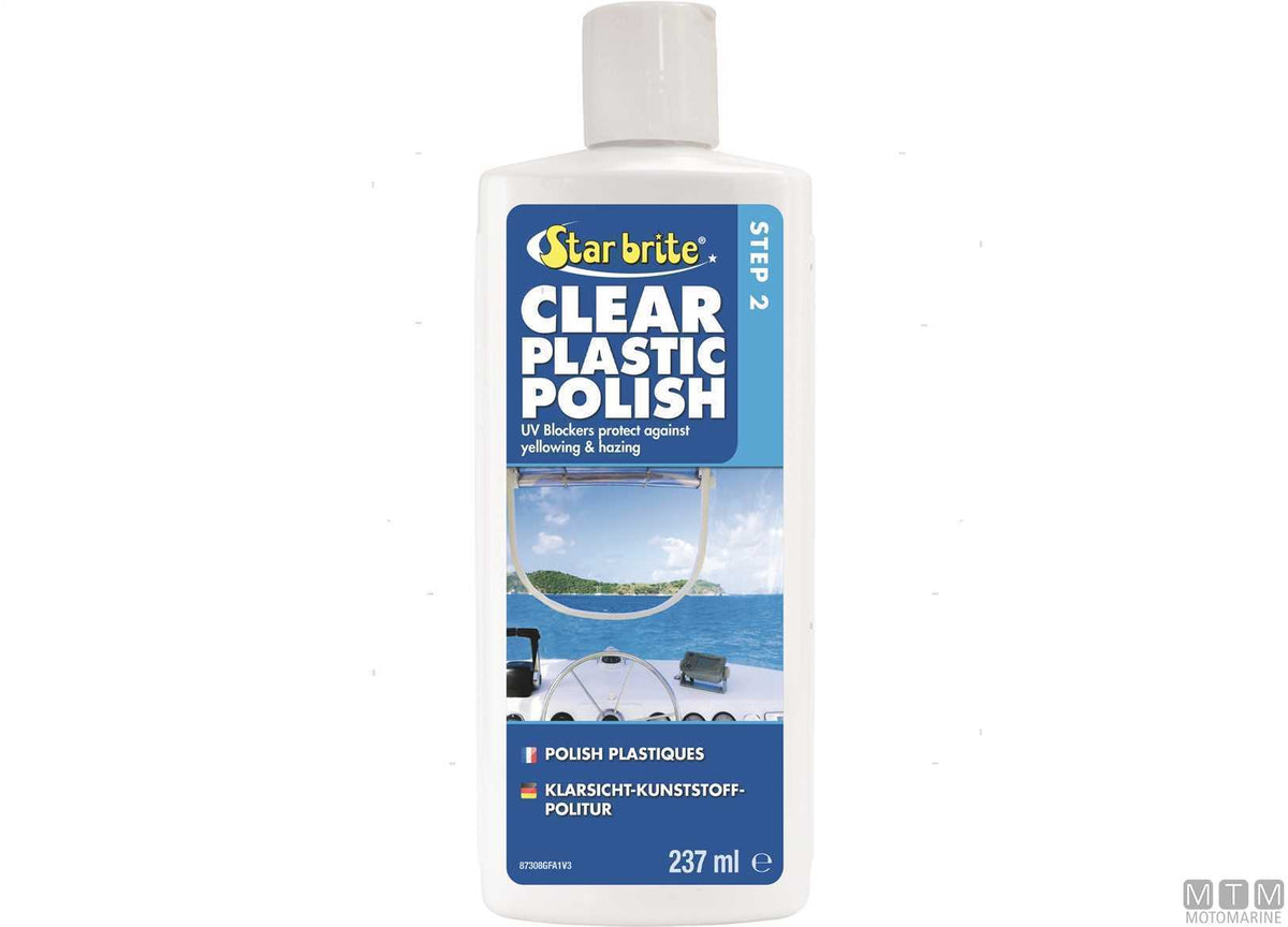 Star Brite Clear Plastic Polish polish 237 ml - original photo Motomarine Srl