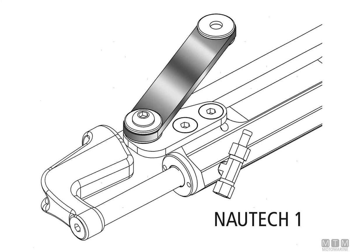 Kit of 2 hydraulic hoses Nautech/Hytech 3 m - original photo Motomarine Srl