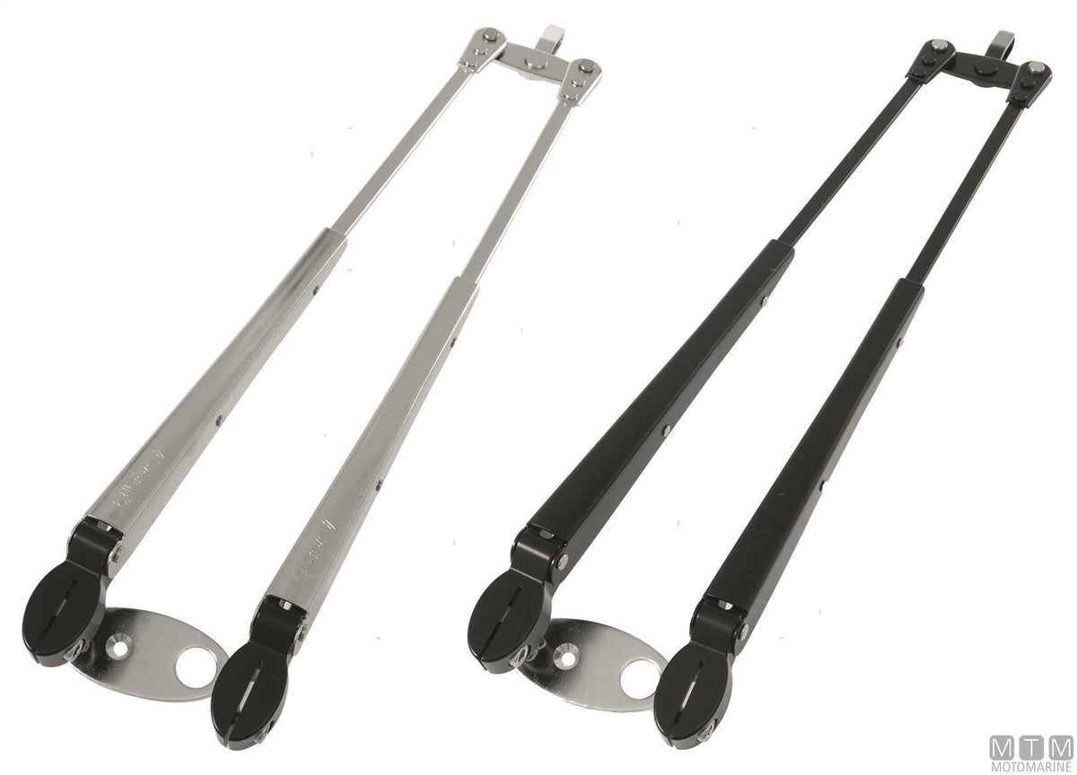 Pantograph telescopic arm Roca 324/460 mm burnished stainless steel - original photo Motomarine Srl
