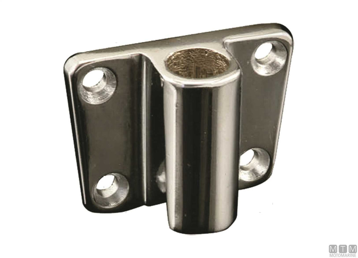Oarlock socket, 48 mm opening, chromed brass - original photo Motomarine Srl