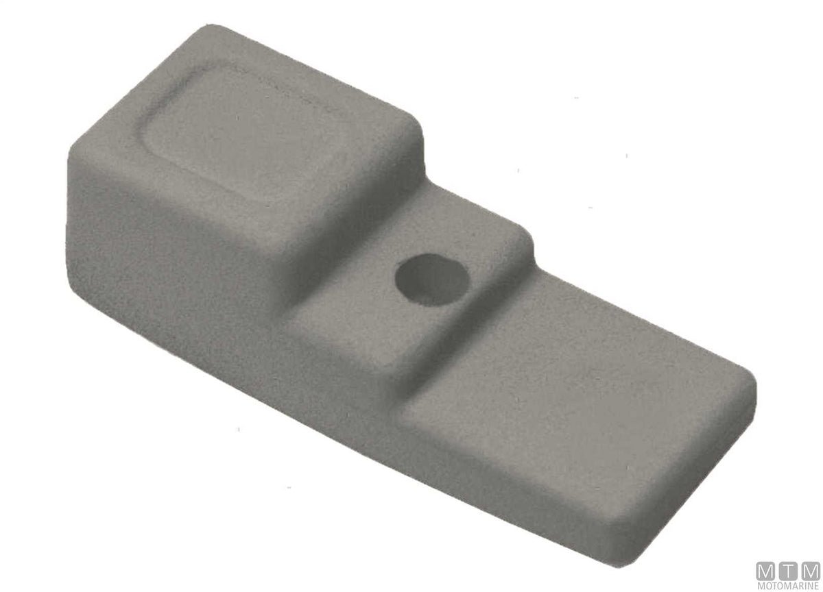 Fin anode for Suzuki 115 HP in aluminium - original photo Motomarine Srl