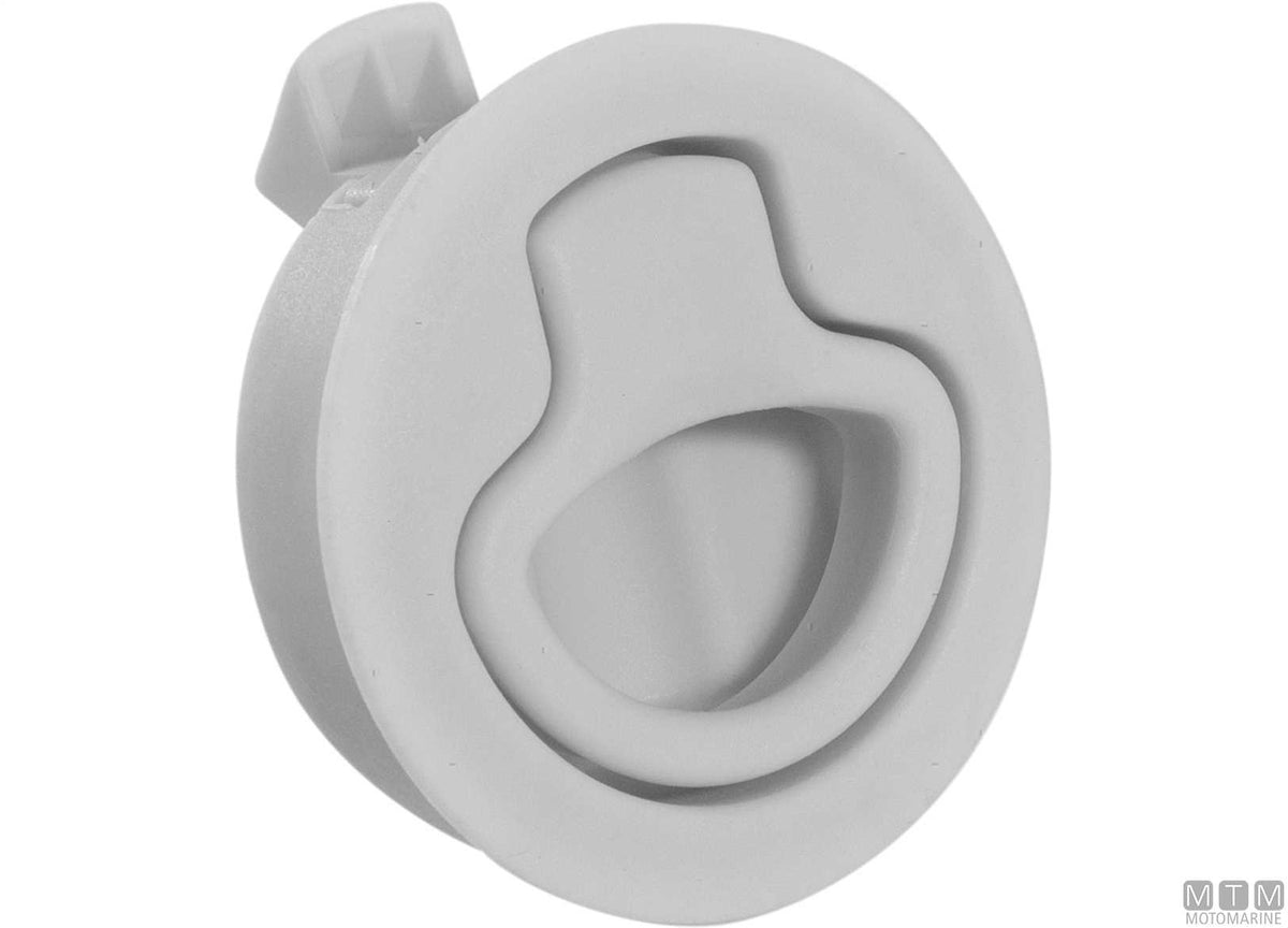 JF push latch Ø60 mm in white nylon - original photo Motomarine Srl