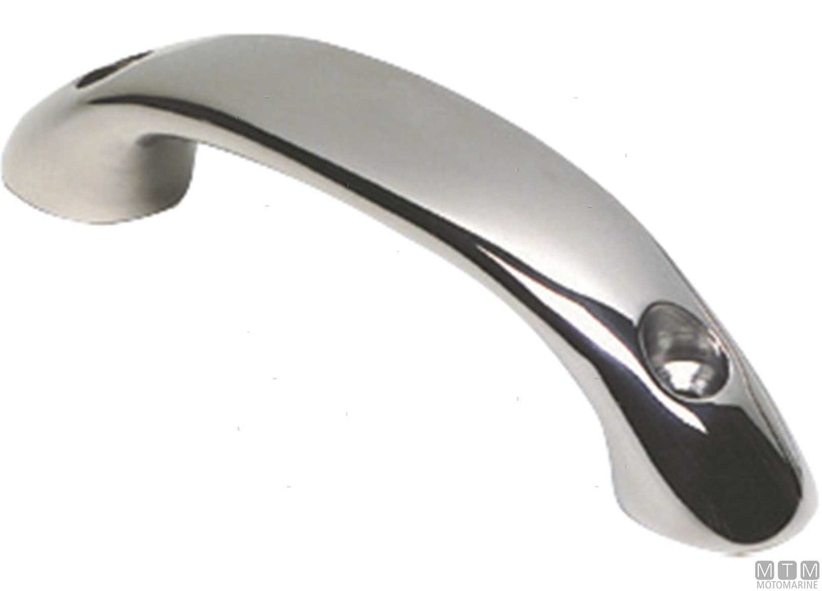 Handle 300 mm with screw hole stainless steel 316 - original photo Motomarine Srl