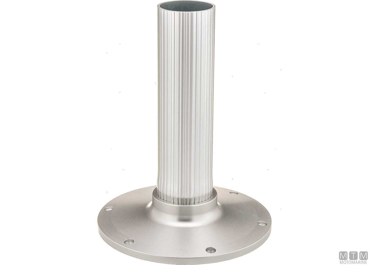 Garelick fixed seat support H460 mm in aluminium - original photo Motomarine Srl