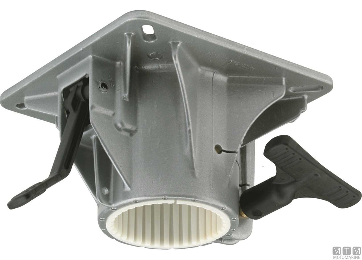 Head with slide for Garelick seat supports 330x200 mm in aluminium - original photo Motomarine Srl