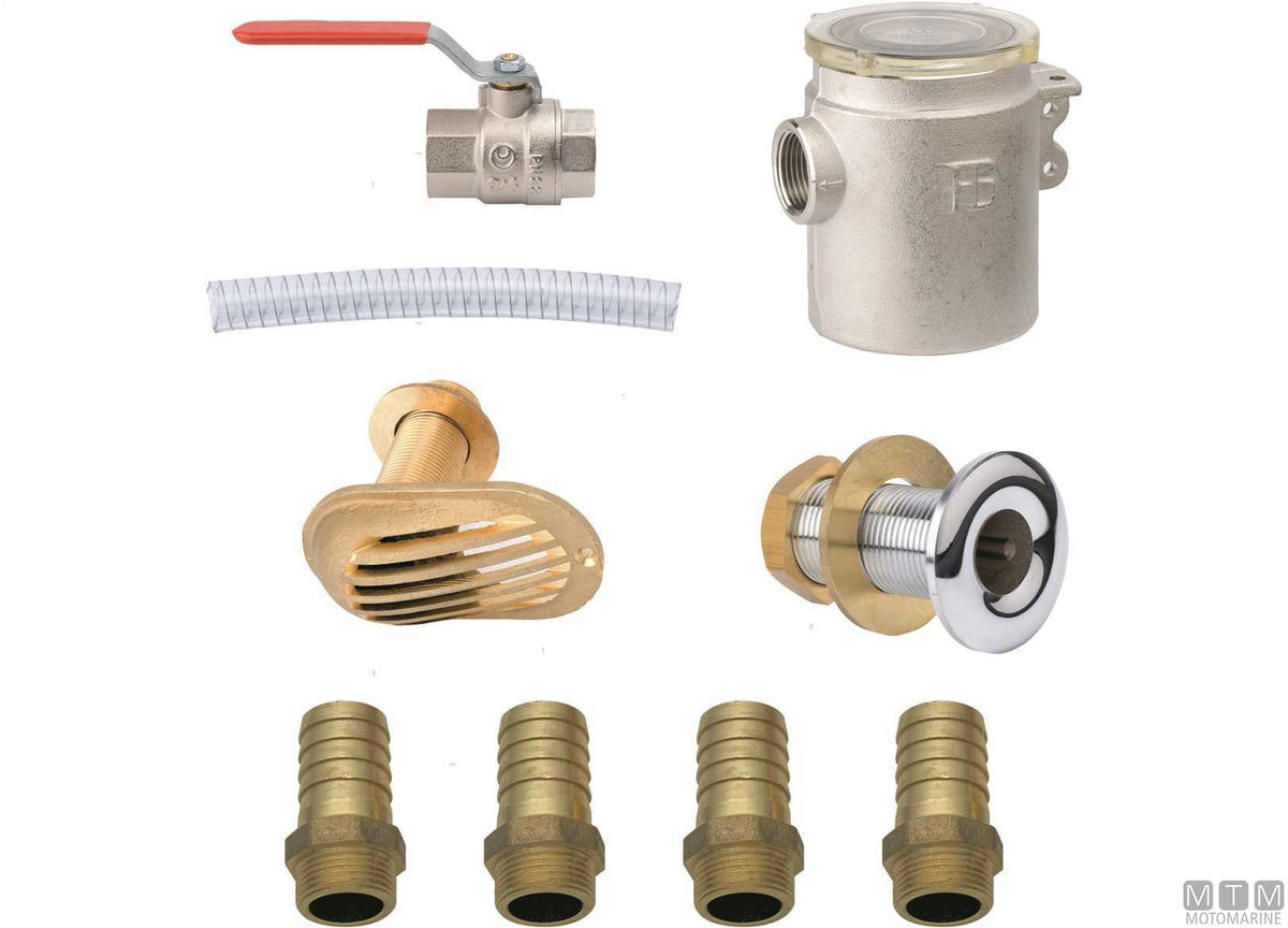 Accessory kit for MACS 12000 BTU air conditioner - original photo Motomarine Srl