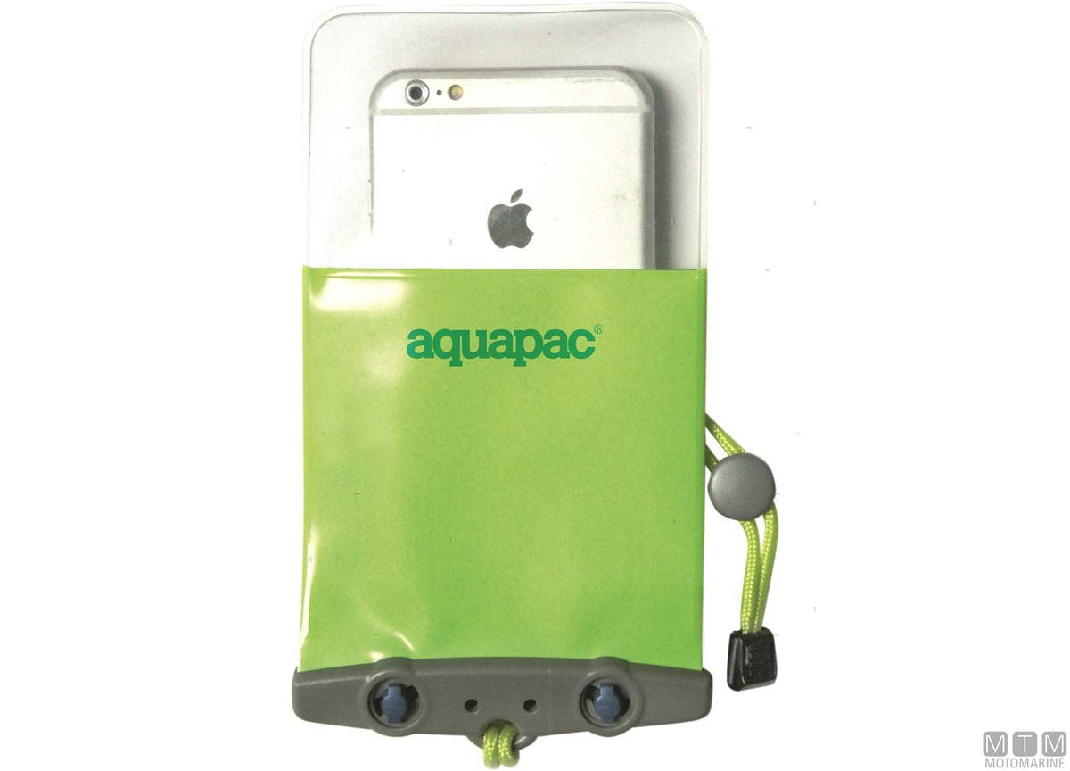 Aquapac waterproof phone case 354 blue - original photo Motomarine Srl