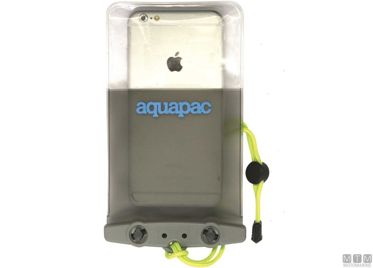 Aquapac waterproof phone case 358 grey - original photo Motomarine Srl