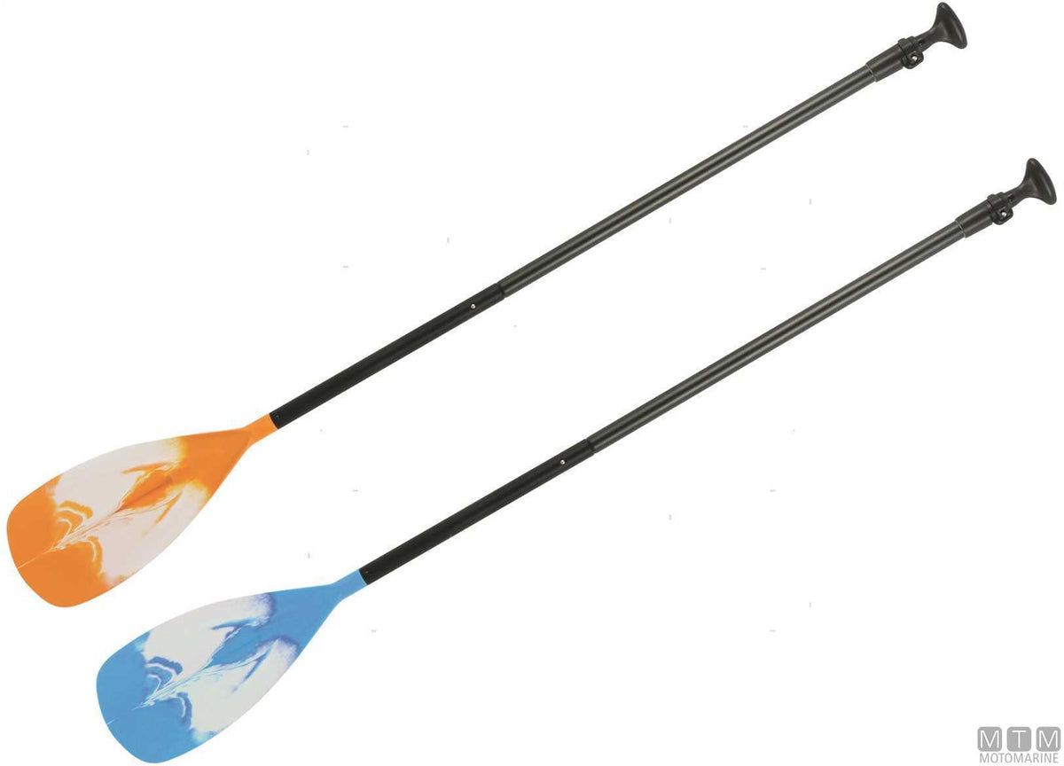 SUP paddle MTM 170/210 cm aluminium orange - original photo Motomarine Srl