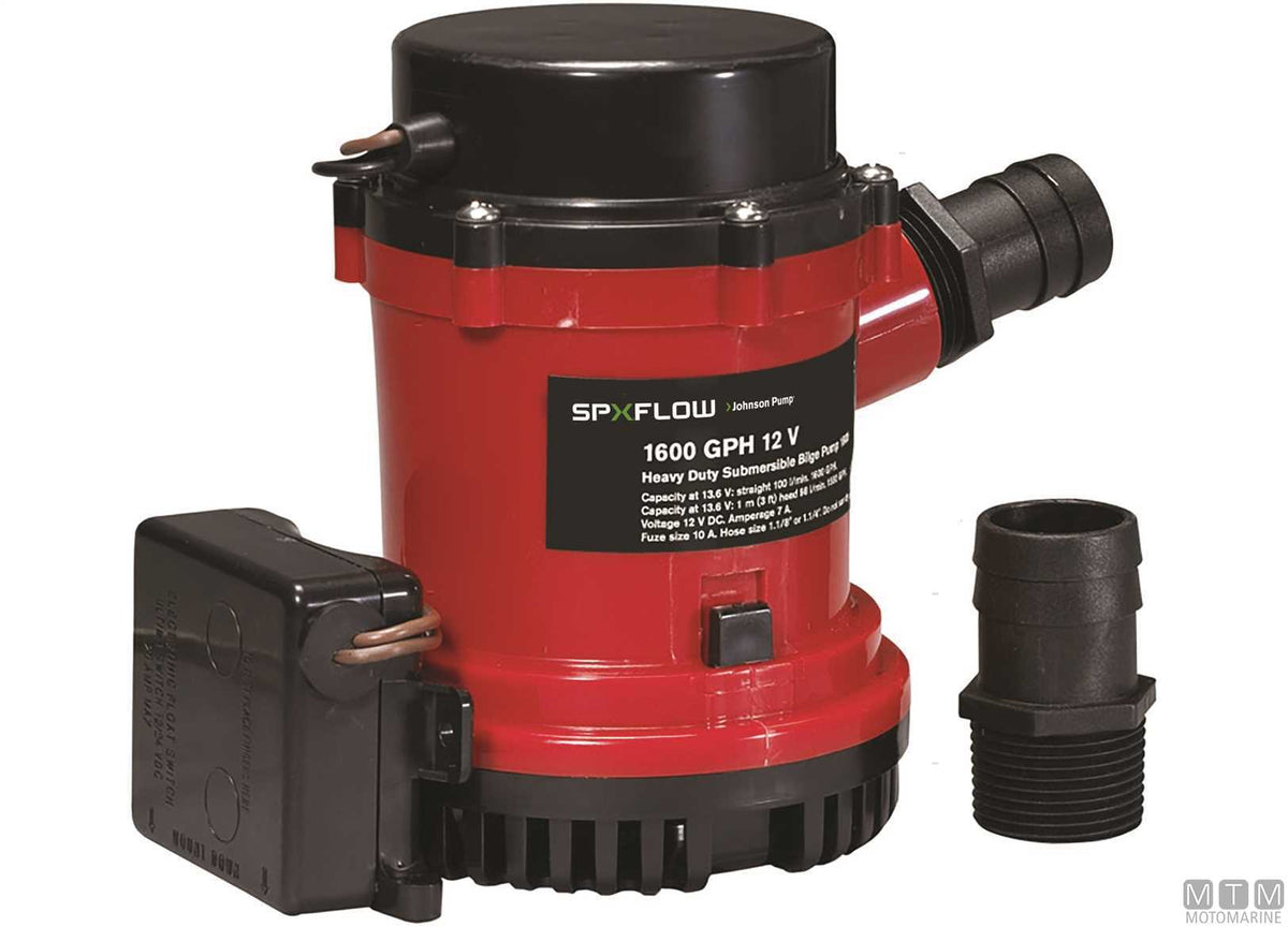 Automatic bilge pump Johnson Ultima 2200 12 V - original photo Motomarine Srl