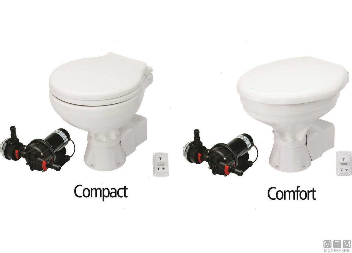 Johnson Aqua-T Silent Comfort toilet 24V - original photo Motomarine Srl