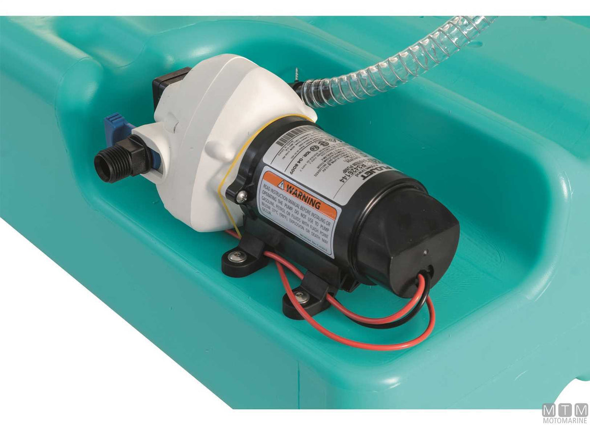 Water tank 107 L Green Line Pump Kit - original photo Motomarine Srl