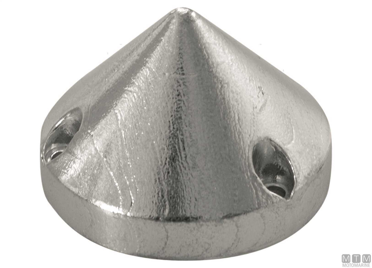 Nose cone zinc anode for New Max Prop 3P Ø60 mm - original photo Motomarine Srl