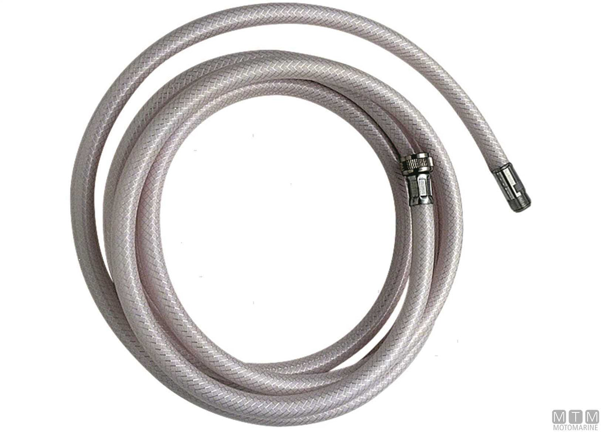 Bath flexible hose 1.5 m chrome - original photo Motomarine Srl