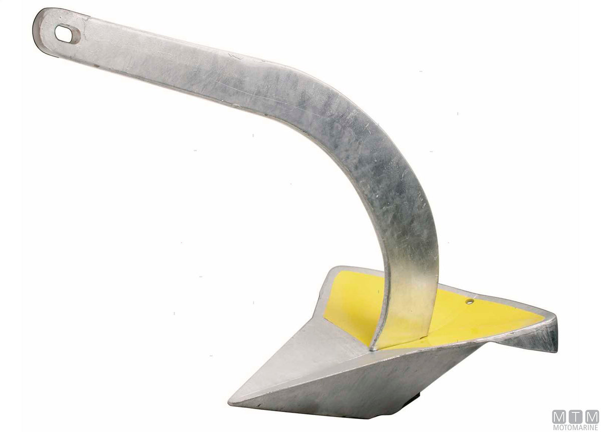 Spade S120 anchor, 25 kg, hot-dip galvanized steel - original photo Motomarine Srl