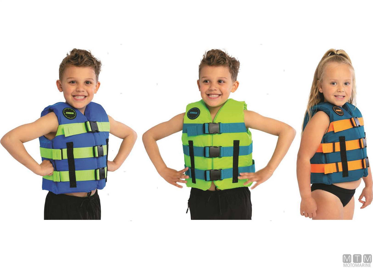 Jobe Youth buoyancy vest ISO 50N teal - original photo Motomarine Srl