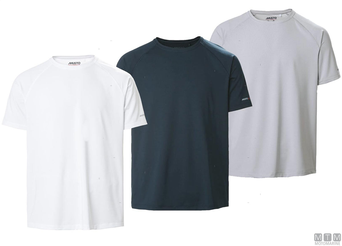 Musto Evo Sunblock T-Shirt 002 White XL - original photo Motomarine Srl