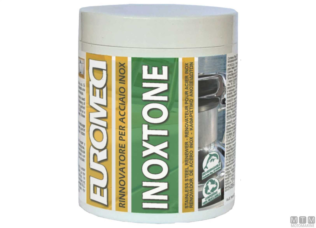Euromeci Inoxtone stainless steel restorer 500 ml - original photo Motomarine Srl