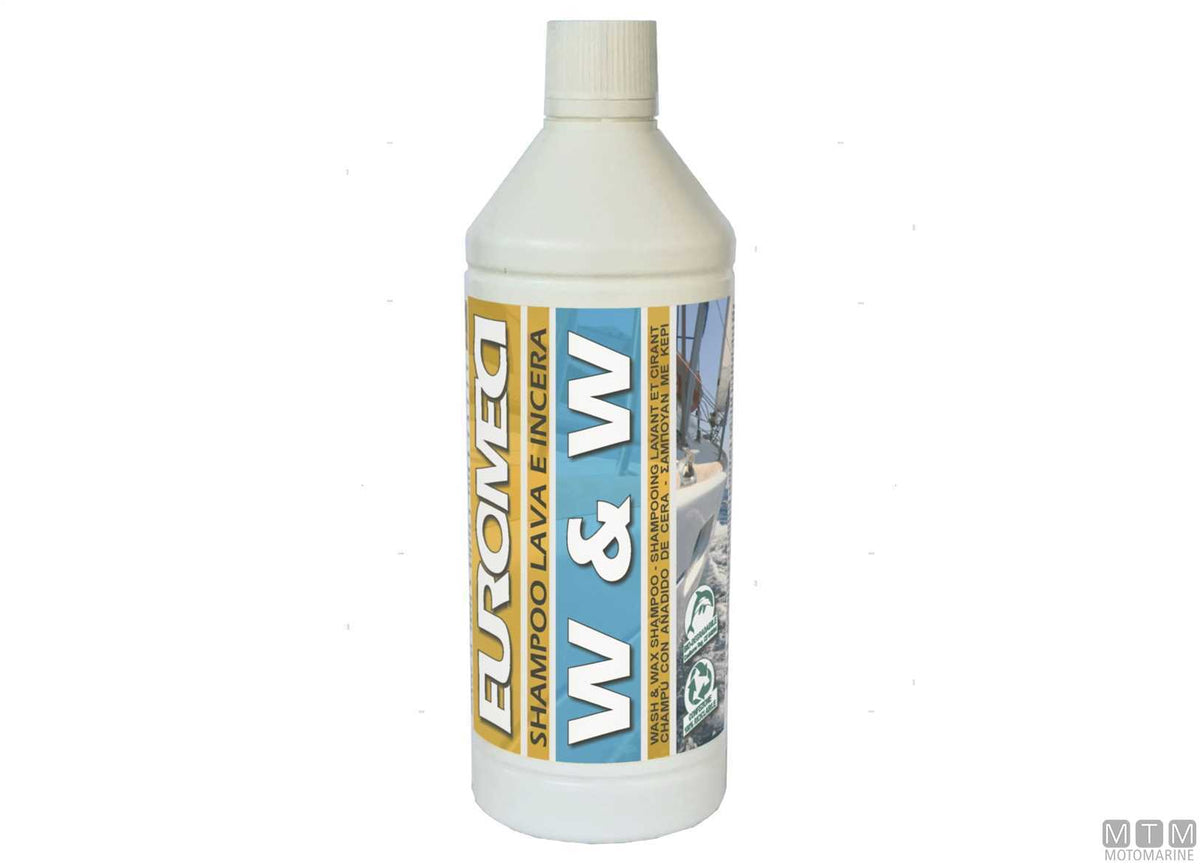 Cleaner and wax Euromeci W&W 1 l - original photo Motomarine Srl