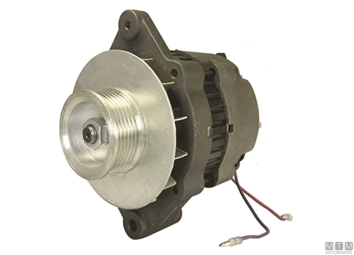 MTM alternator ref. Mercruiser V6/V8 pulley Ø50 - original photo Motomarine Srl