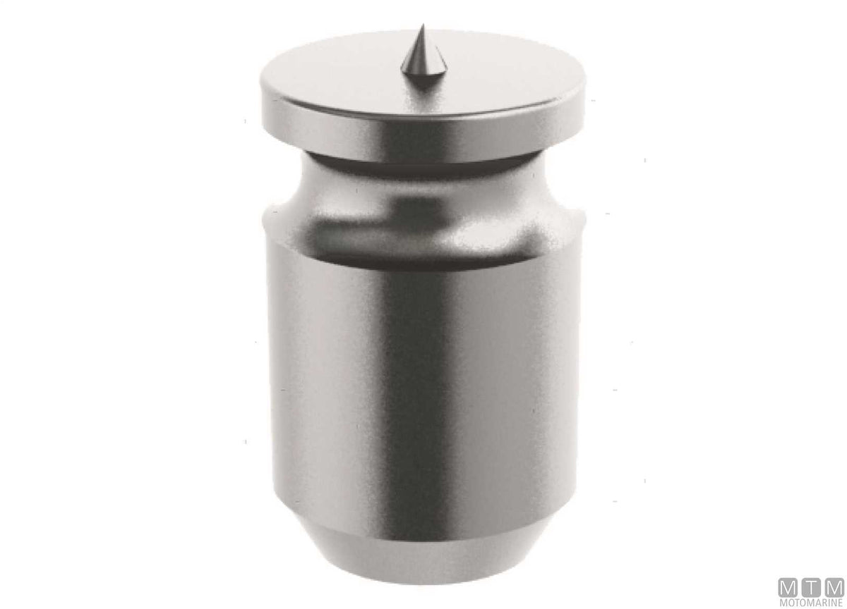Snap-top push stop Ø21 mm h20 mm with adjustable fitting - original photo Motomarine Srl