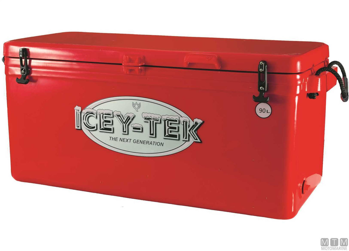 Iceytek 70 L professional icebox, red - original photo Motomarine Srl