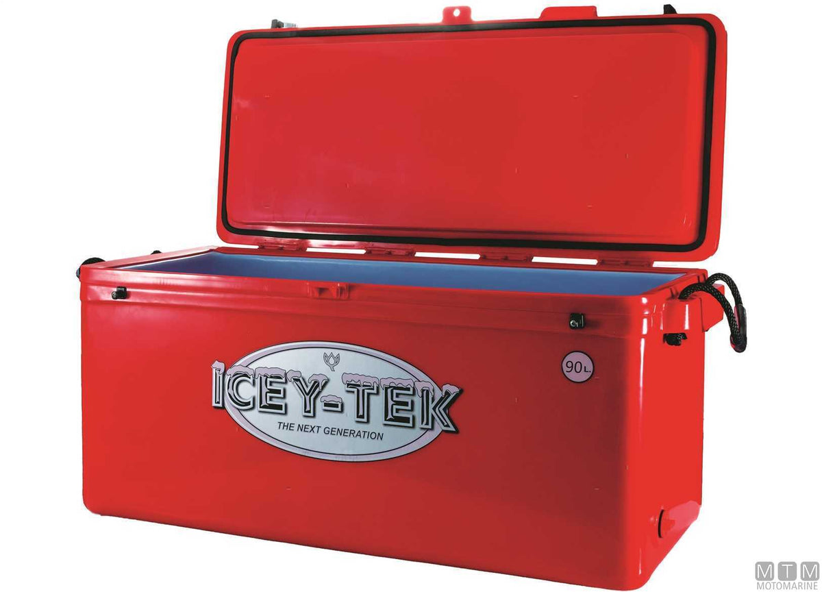 Iceytek 90 L professional icebox, blue - original photo Motomarine Srl