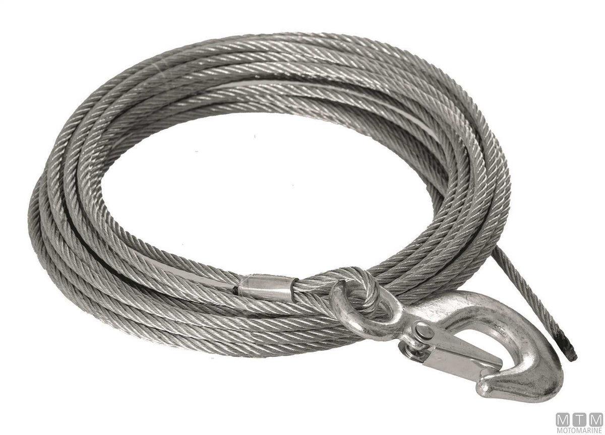 Cable for trailer winch Ø5 mm, 10 m - original photo Motomarine Srl